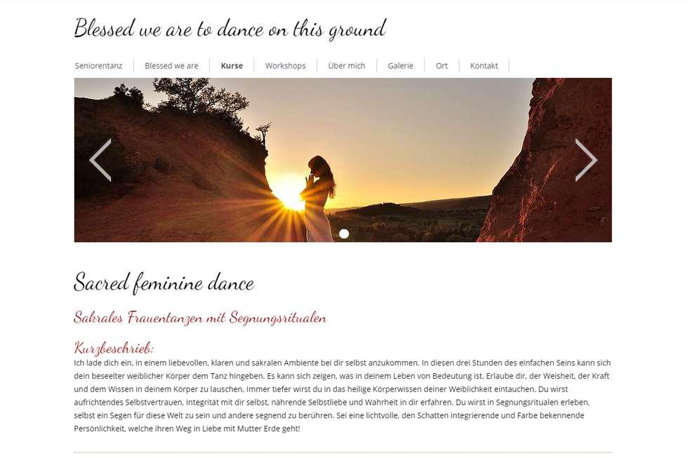 Tanzen wie ich bin... | ISS - Internet Services | websites, hosting & digital marketing