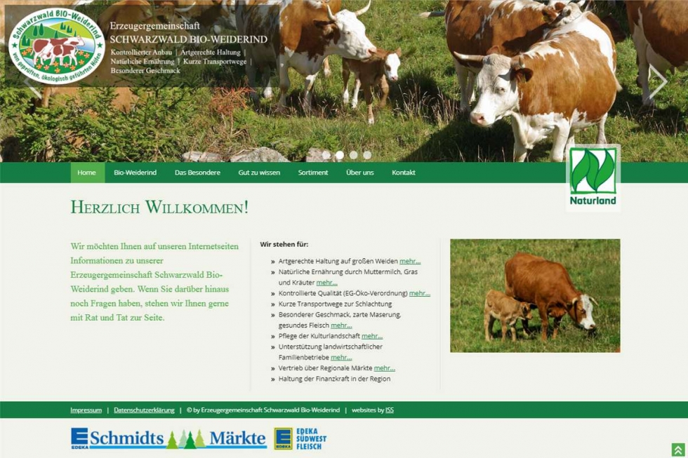 Erzeugergemeinschaft Schwarzwald Bio-Weiderind | ISS - Internet Services | websites, hosting & digital marketing