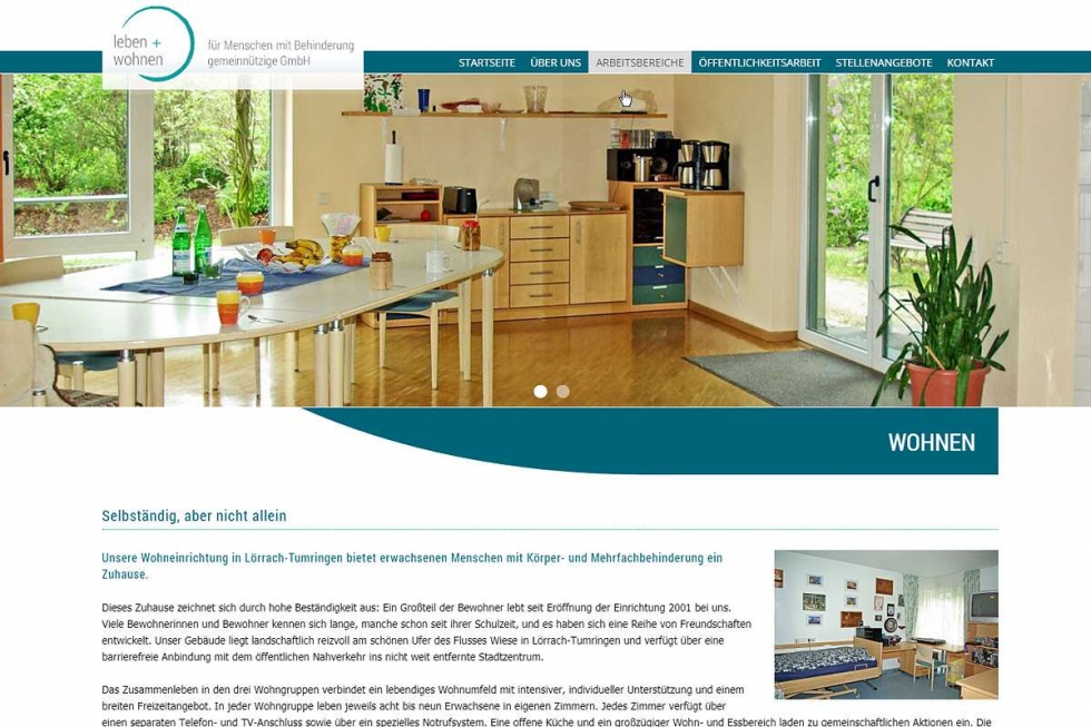 leben+wohnen Lörrach | ISS - Internet Services | websites, hosting & digital marketing