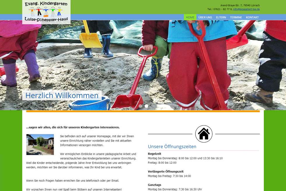 Kiga Salzert Lörrach | ISS - Internet Services | websites, hosting & digital marketing