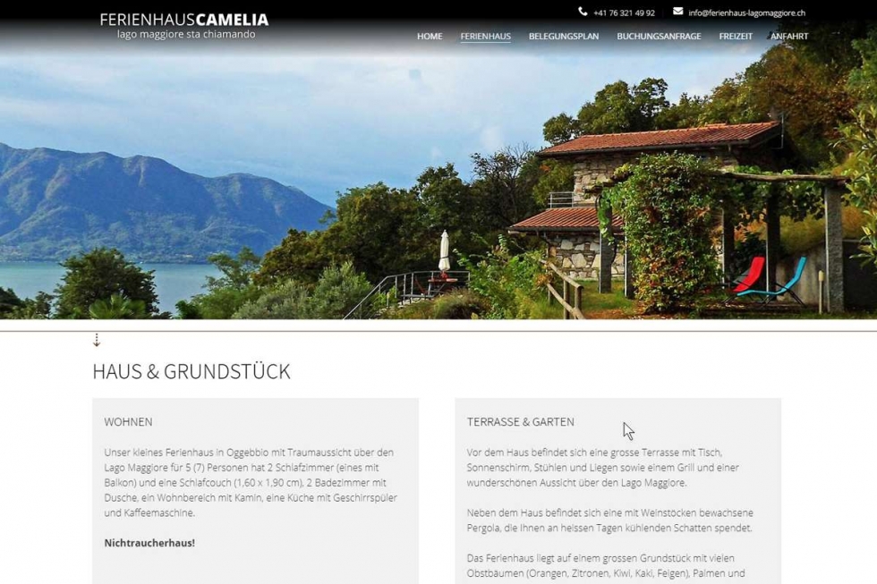 Ferienhaus Camelia / Oggebbio / Lago Maggiore
