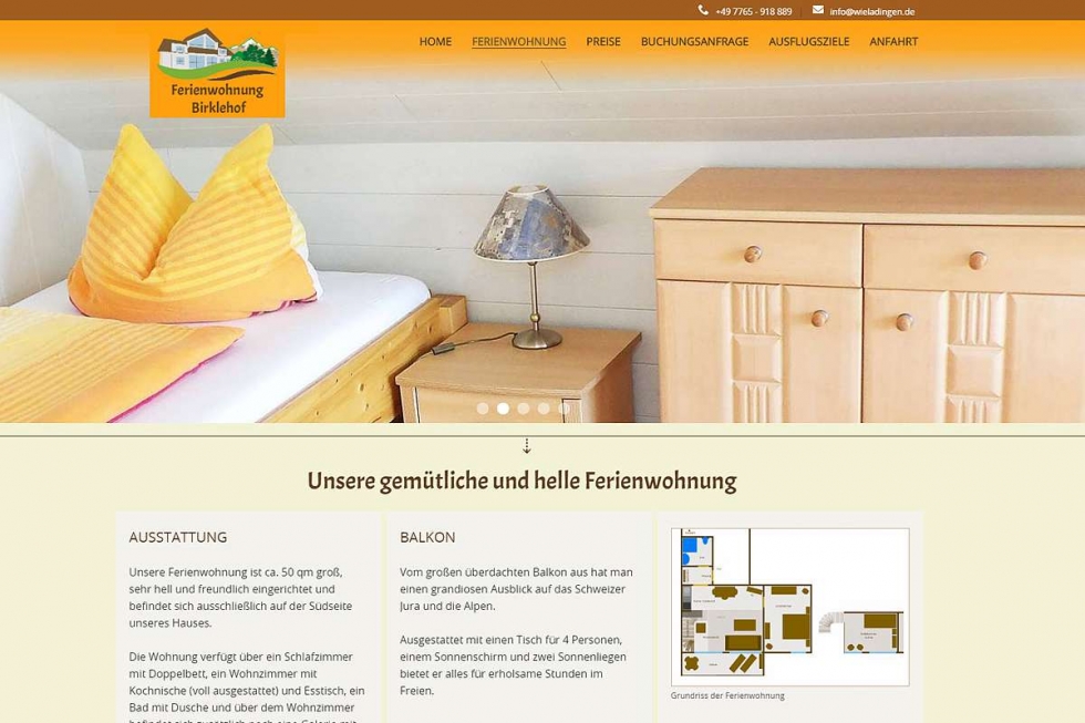 Ferienwohnung Birklehof | ISS - Internet Services | websites, hosting & digital marketing